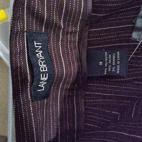 ✨🆕 Lane Bryant women's size 18 Brown pants - Picture 3 of 3